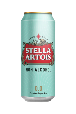 пиво Stella Artois безалкогольное, 0.45 л.